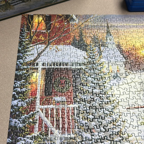Cobble Hill 1,000 piece puzzle Sunset Cardinals - Picture 4 of 12